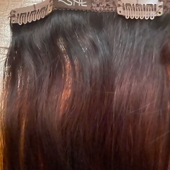 SHE,By Shilo Hair Extension, Flip and Go, Halo hair extension,16-18โ Dark brown - Picture 7 of 13